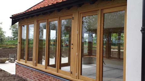 Conservatory windows after tradtional window cleaning
