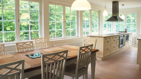 We offer traditional window cleaning both inside and outside your home